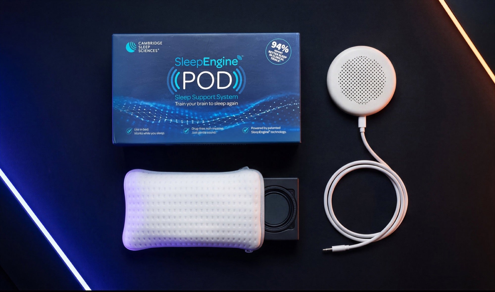 SleepEngine™ POD neben dem Bett