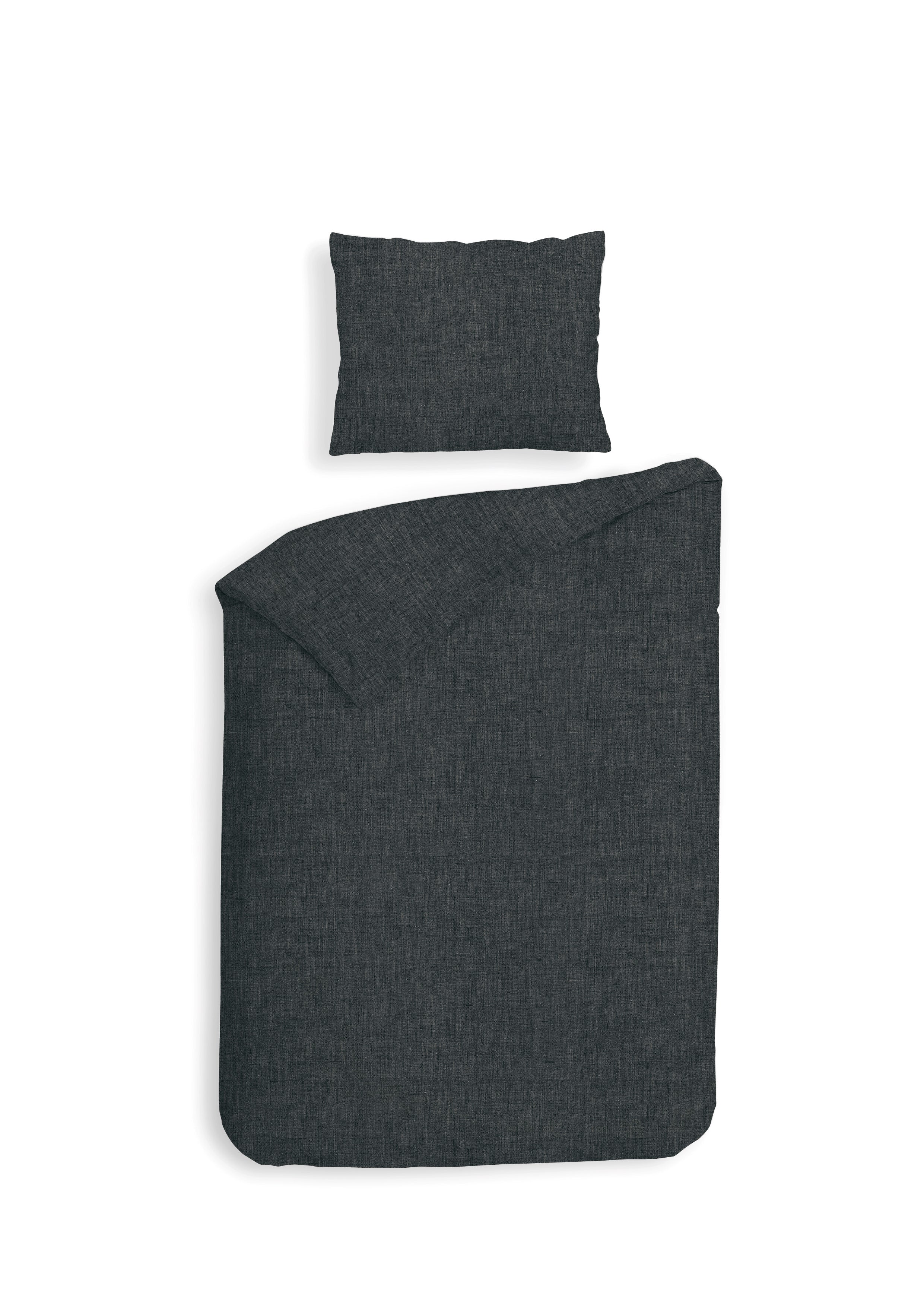 Dekbedovertrek Franela Anthracite