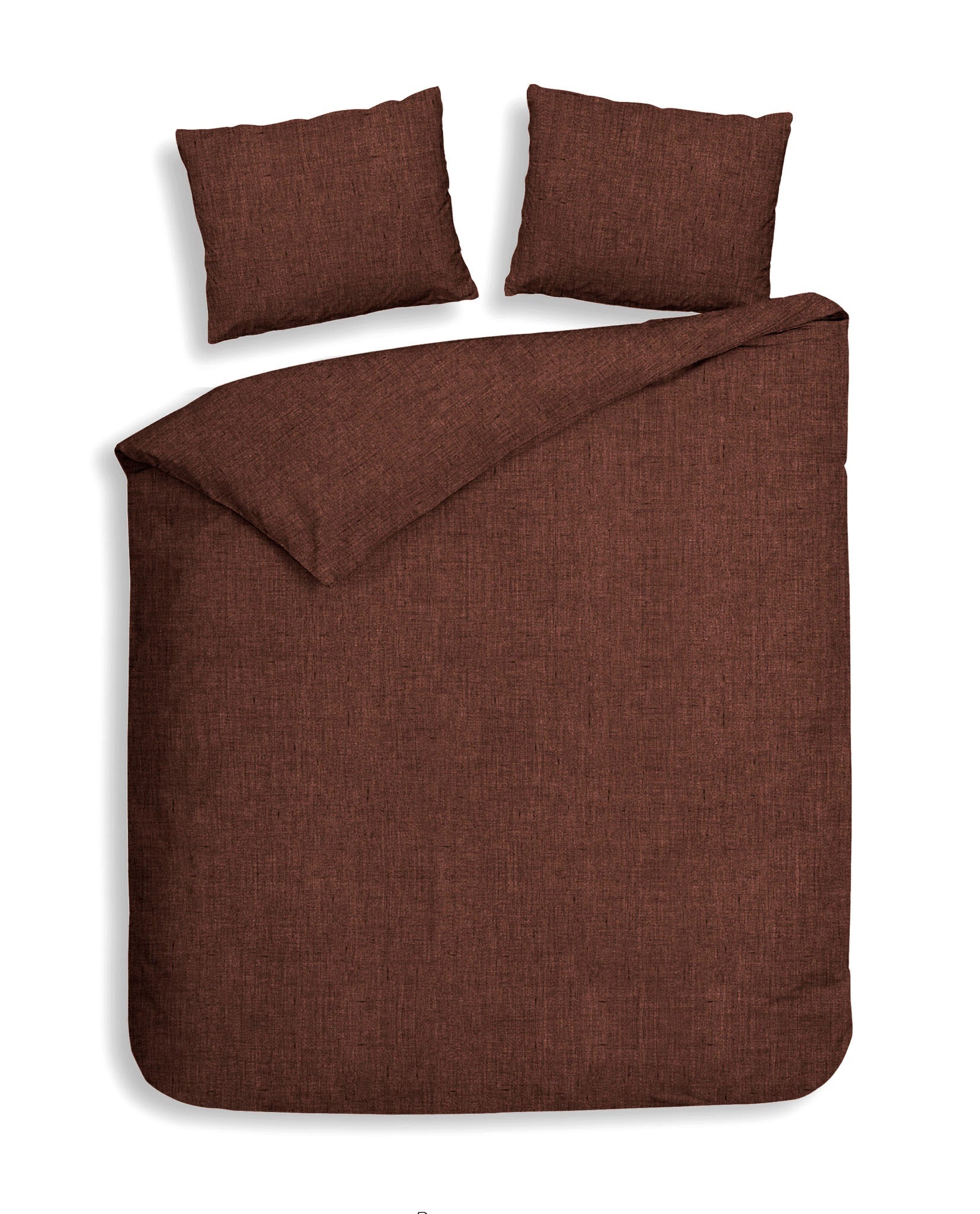 Dekbedovertrek Franela Brandy Brown