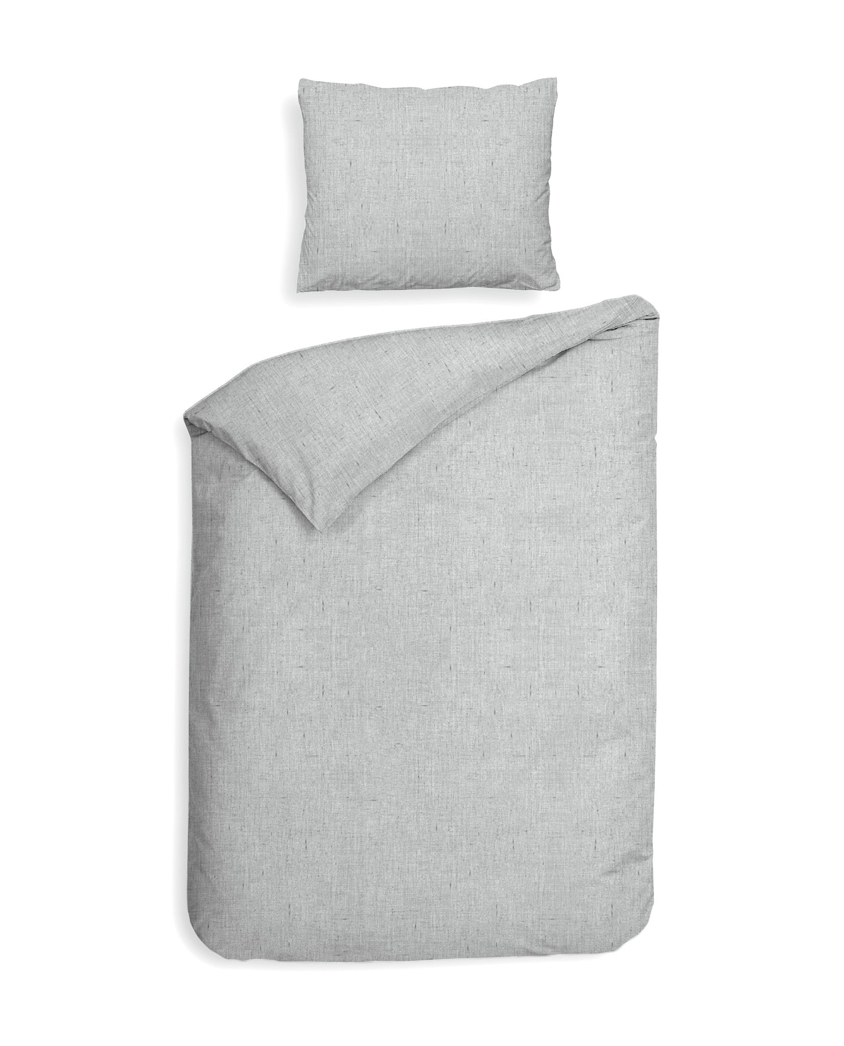 Dekbedovertrek Franela Light Grey